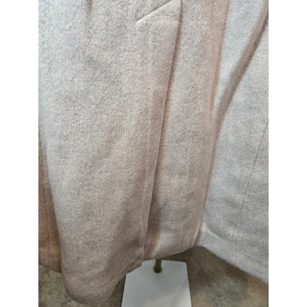 Club Monaco Daylina Coat Almond Wool Blend Double Breasted Long Jacket Size L - Picture 12 of 13